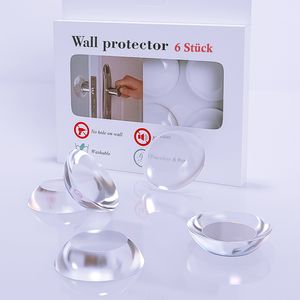 Ailiebe Design® 6 Stück Türpuffer Türstopper Wandpuffer Gummipuffer 42 mm transparent