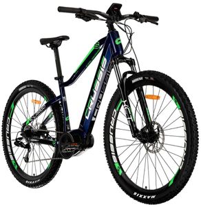 29 Zoll ebike Elektrofahrrad Pedelec MTB E-Bike Modell e-Largo 5.7 Crussis 13Ah 468Wh 80Nm 250W Rahmenhöhe 20" (51 cm) Dunkelblau/Grün