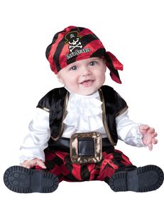Klassisches Piraten-Babykostüm