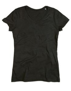 Stedman® - Sharon Slub V-Neck for women - Black Opal - L