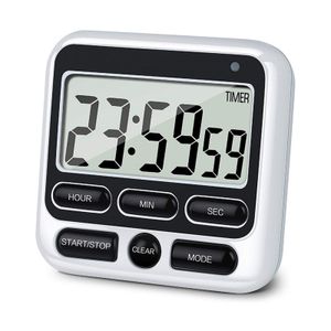 ["Digitalen Bildschirm Küche Timer Große Display Digital Timer Platz Kochen Count Up Countdown Wecker Schlaf Stoppuhr Uhr, schwarz"],