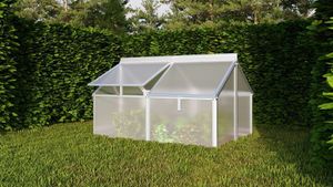 Parenisko Vitavia Gaia Jumbo polykarbonát 4 mm 119x83x38/72 cm strieborné