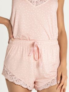 PJ Salvage schlaf-hose pyjama schlafmode short - Love & Lace rosa M (Damen)
