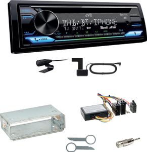 JVC KD-DB912BT Digitalradio Bluetooth Einbauset für Mercedes W210 ab 08/99