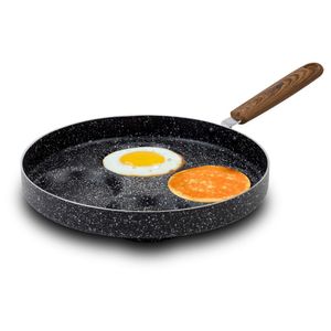 NAVA Pfanne / Bratpfanne NATURE mit Granitbeschichtung für Spiegelei Pfannkuchen Omeletts 26 cm