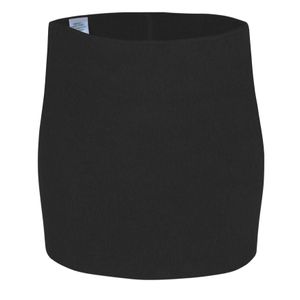 wobera Angora ohřívač ledvin nebo těla pro muže a ženy, vyšší, silný design (velikost XXL, barva: černá)
