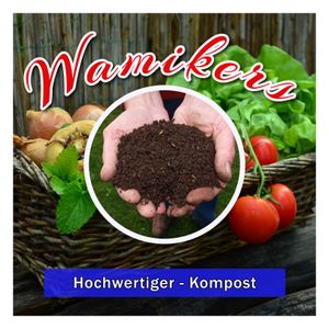25 kg hochwertiger Fertig Kompost Garten Blumenerde NPK Dünger Bodenverbesserer