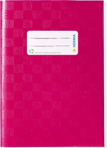 HERMA 7432 Heftschoner PP A5 gedeckt pink mit Beschriftungsetikett