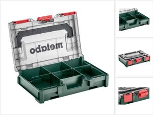 Metabo metaBOX 63 XS Organiser ( 626896000 ) Systémový kufr na nářadí stohovatelný 252 x 167 x 63 mm Solo