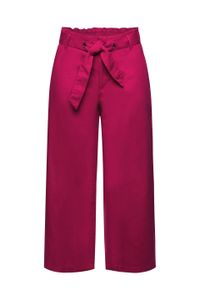 Esprit Women Pants woven cropped, dark pink