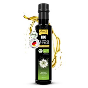 Sunnah Shop® Bio Schwarzkümmelöl gefiltert Kaltgepresst 100ml - Black Seed Oil Organic - 100% rein aus ägyptischen Nigella Sativa