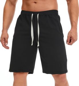 Lose Herrenshorts, Sommer-Freizeitshorts, Strandhosen, große Sportshorts mit Kordelzug, Herren-Fitnesshosen