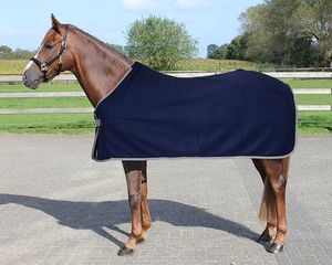 rot 135 cm Pferdedecke Abschwitzdecke Decke aus Fleece ELDORADO Fleecedecke 