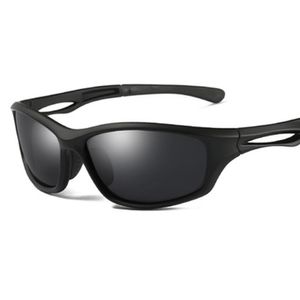 Sportbrille für Herren Damen Radfahren Laufen Fahren Angelbrille TR90 unzerbrechlicher Rahmen UV-SchutzSandschwarz