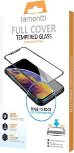 Film iPhone 11 Pro Max / Xs Max Lemontti Glass Full Fit Black