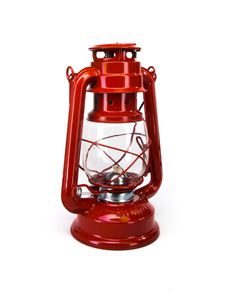 Petroleum Sturmlampe 24 cm rot Sturmlaterne Laterne Lampe