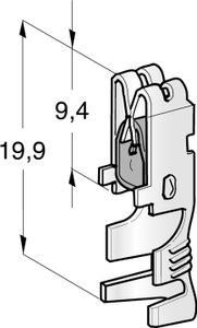 Flachsteckhülse MTA UNI F630 CLIP | 6,3mm | 0,5-1,5mm²