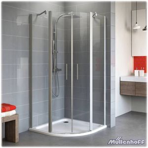 Schulte Alexa Style 2.0 Runddusche, 900/900, Radius 550, Dusche, Bad