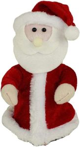 HAAC Singende und tanzende Weihnachtsmann Nikolaus Wackelfigur 18 cm Weihnachten
