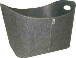 Holzkorb / Kaminholzkorb Baseline Filz grau
