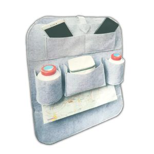 Auto Rücksitz Organizer Tasche mit Trittschutz Autositz Rücksitztasche Rücksitzschoner KFZ Autositztasche Aufbewahrungstasche Kinder Spielzeugtasche