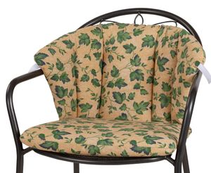 Auflage für Royal Garden MWH Sessel Elegance 2455 gelb Efeu KETTtex (ohne Stuhl)