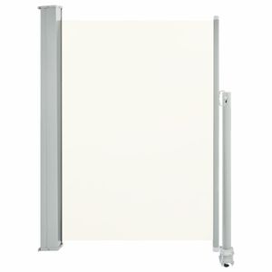 vidaXL Ausziehbare Seitenmarkise 100 x 300 cm Creme