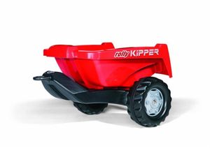 Vlečný vozík za traktor KIPPER malý červený