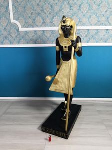 JV Möbel Leuchte Ägypten Statue Figuren Skulpturen 61,5x36,5x133 cm