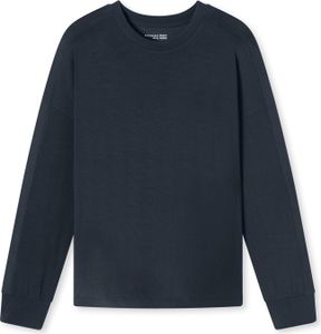 Schiesser Damen Langarmshirt nachtblau 44