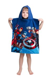 Avengers Hero Badeponcho mit Kapuze 50x115 cm