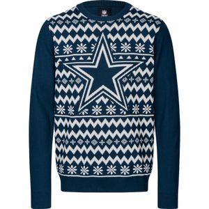 NFL Dallas Cowboys Ugly Sweater Big Logo 2-Color Christmas Pullover Weihnachten S