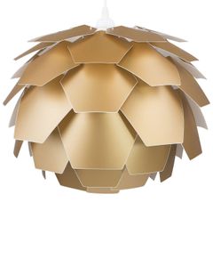 BELIANI Hängeleuchte Gold Blumenform Zapfen Kinderzimmer Beleuchtung Modernes Design