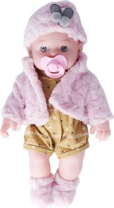 Realistyczna lalka Reborn Baby Doll Fashion 12in Washable White Girl Miękka zabawka dla dzieci Prezent urodzinowyq12G-003C-026 Różowy