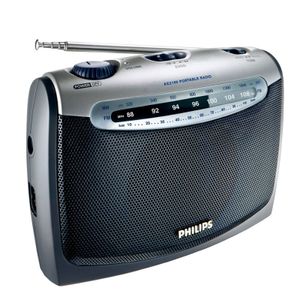 Philips AE2160 tragbares Radio Schwarz / Silber