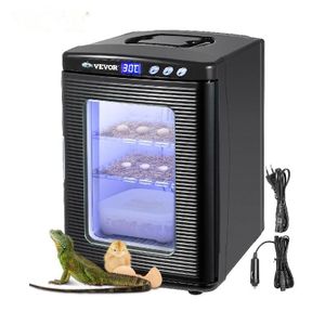Reptilien -Inkubator, Digital Temp Control, PVC -Tür, schwarz, 25l