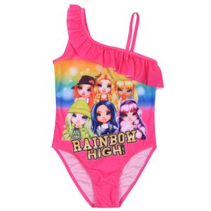 Pinker Badeanzug für Mädchen Rainbow High 98-104