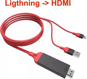 1.9M Lightning zu HDMI Kabel Adapter Video Full HD TV für iPhone IPad ITouch TOP
