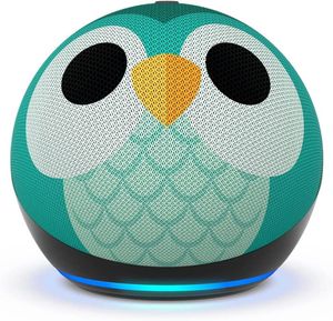 Chytrý reproduktor Amazon Echo Dot Kids 5. generace (2022) s Alexou a rodičovskou kontrolou, věk 3+ - Soví design