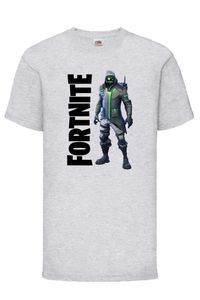 Archetype Kinder T-shirt Fortnite Battle Royal Epic Gamer Gift, 12-13 Jahr - 152 / Grau