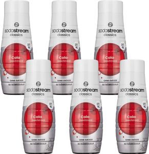 Syrop SodaStream Cola bez cukru 440 ml, 6 sztuk Syrop SodaStream Cola bez cukru 440 ml, 6 sztuk