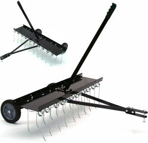 Vertikutierer Rasenstriegel Rasenkamm Rasenlüfter Rasentraktor Entmooser Moos