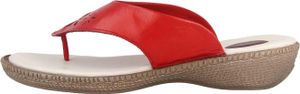Jana Zehentrenner in Übergrößen Rot 8-8-27113-24 500 große Damenschuhe, Größe:45