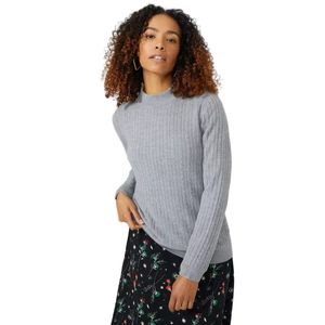 Maine - Pullover Rollkragen für Damen DH1699 (36 DE) (Grau meliert)