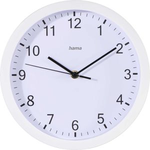 Hama Wanduhr Pure           25cm geräuscharm, weiß         186341