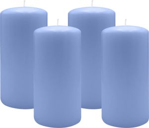 4er Set Adventskranzkerzen Flieder Ø 100 x 200 mm