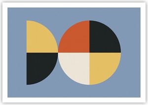 Poster - Poster ohne Rahmen - Stück Geometrisch Rad - 100x70 cm - Wand Bild - Wanddeko - Wandbilder - Kunstposter - Wandposter - Bilder - Kunstdruck - Wanddekoration - Wandbild - P2XAA100x70-4771