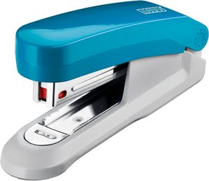 Novus Heftgerät E 15 fresh, bis 15 Blatt fresh petrol/grau, Oberlademechanik