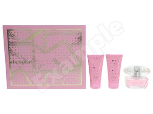 Versace Bright Crystal Giftset edt spray 50ml/bath & shower gel 50ml/ body lotion 50ml