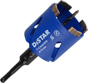 Diamantový korunkový vrták Distar T-Concrete / Sds+ 72 X 65-4 X M16